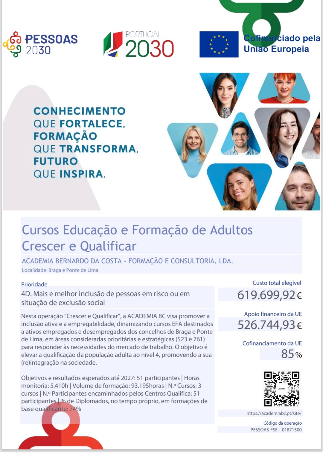 Projeto Educação e Formação de Adultos